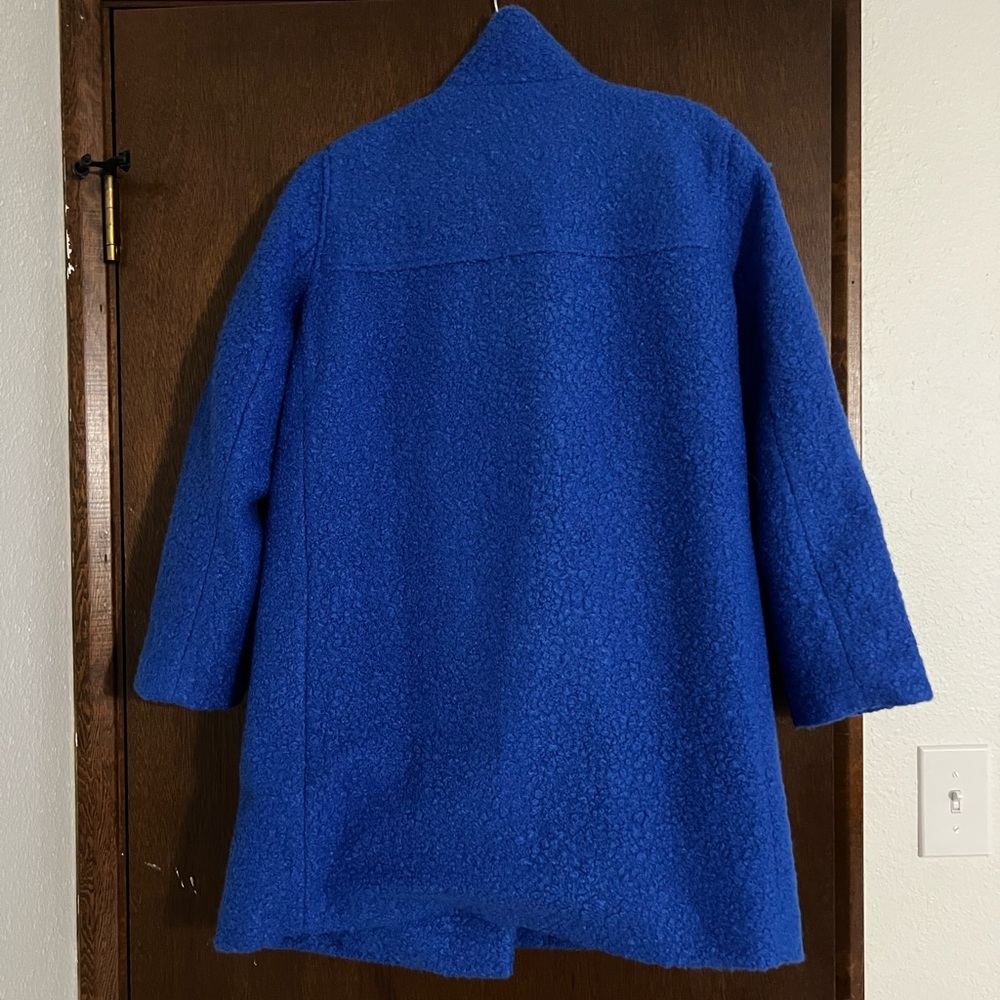 LOFT Royal Blue Teddy Jacket - Picture 2 of 15